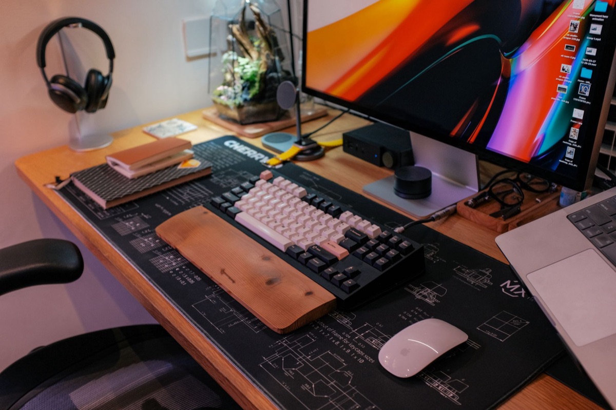 Notion workspace setup with digital files and project notes