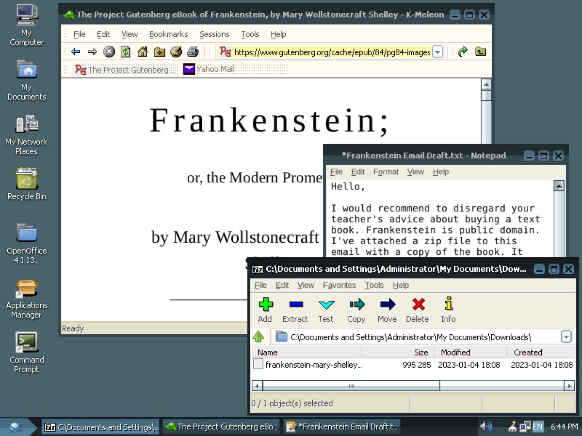 PDF document with annotations