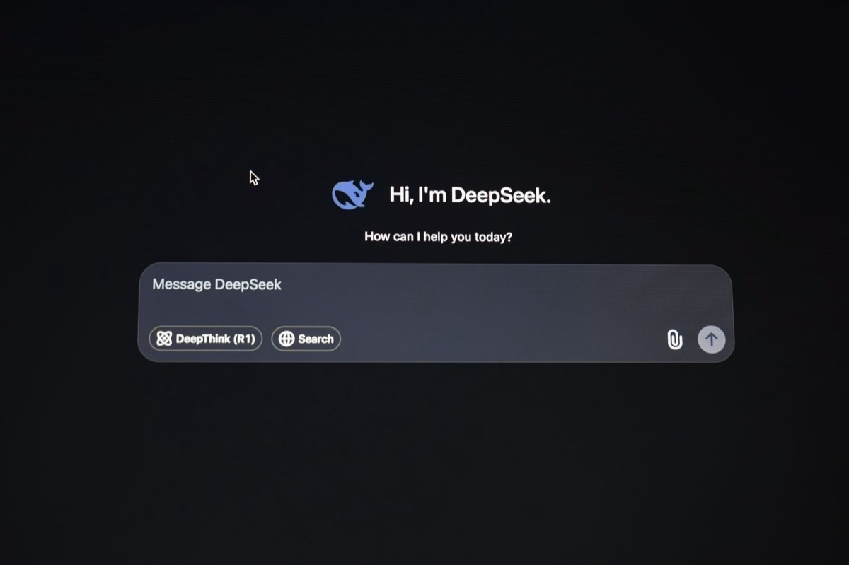 Interface d'un outil de création de contenu AI