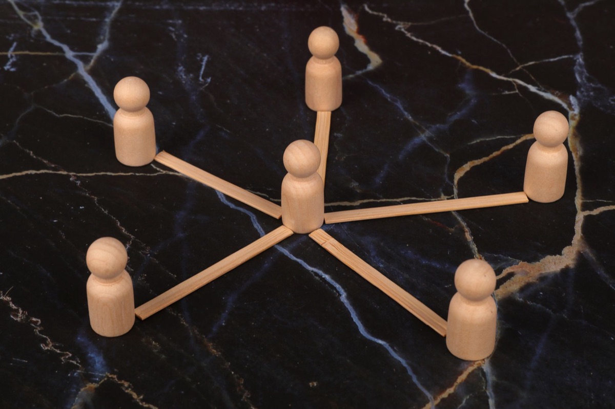 Workflow diagram with interconnected nodes showing task flow and system integration