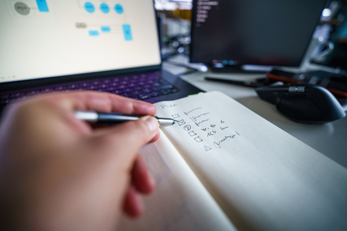 digital task planner interface